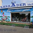 Fassade Fahrrad-Geschäft