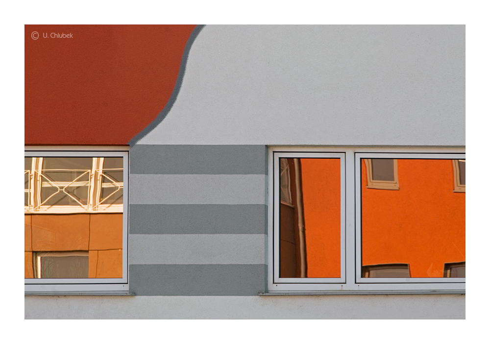 fassade grau-orange