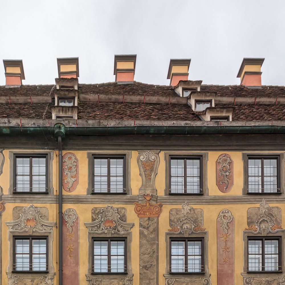 Fassade im Blickwinkel