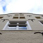 Fassade im Niederländischen Stil, Giebelständiges Haus