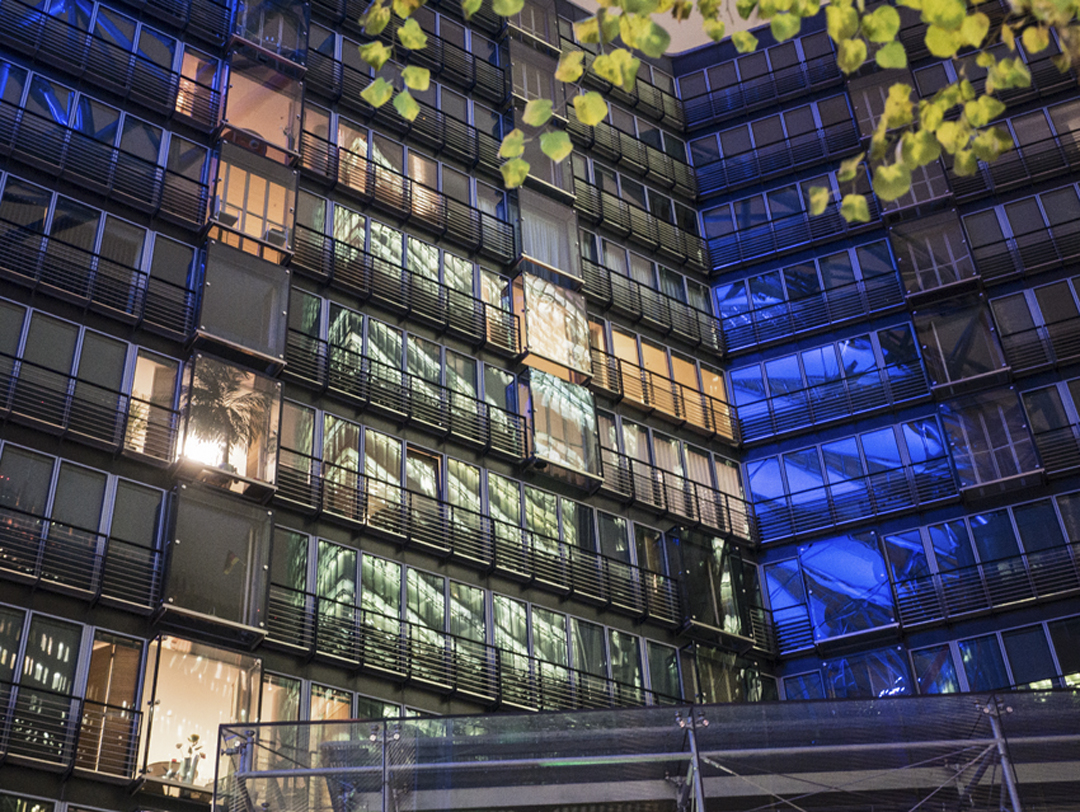 Fassade im Sony-Center