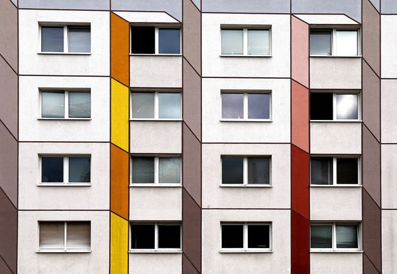 # Fassade im Stil Bauhaus - Dessau 