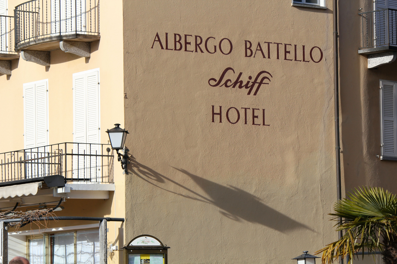 Fassade in Ascona