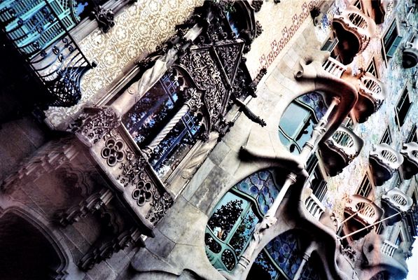 Fassade in Barcelona