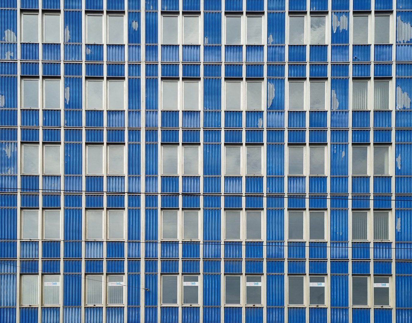Fassade in blue