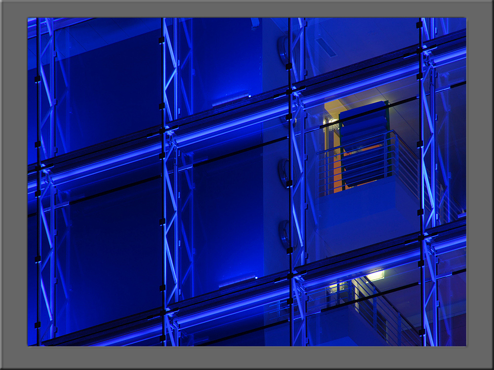 Fassade in Blue