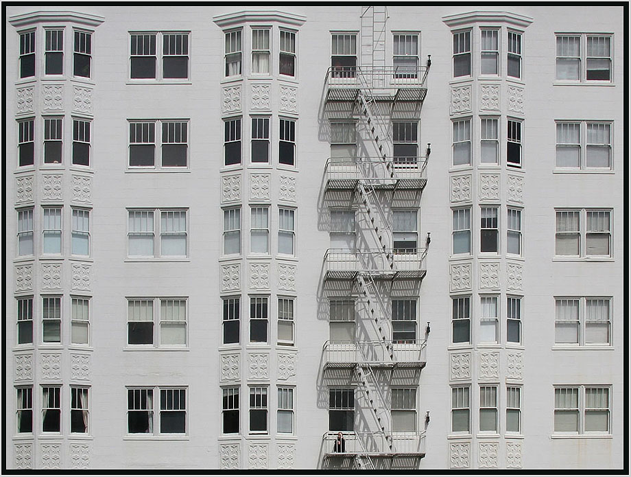 Fassade in der Alamo-Street