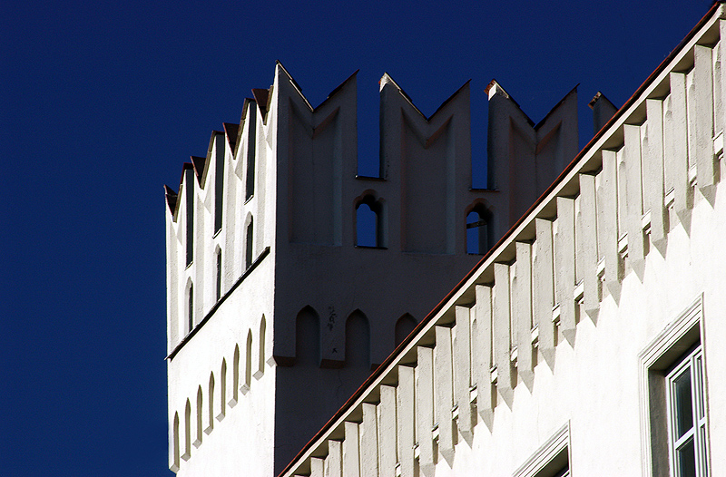 Fassade in der Maximilianstrasse in Augsburg