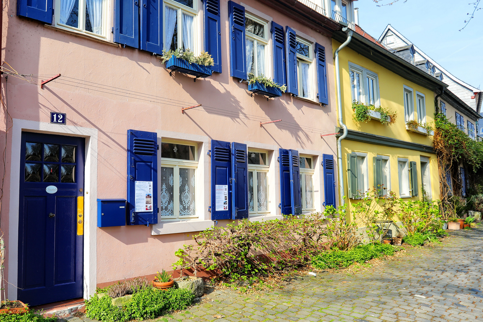 Fassade in Frankfurt/Höchst 