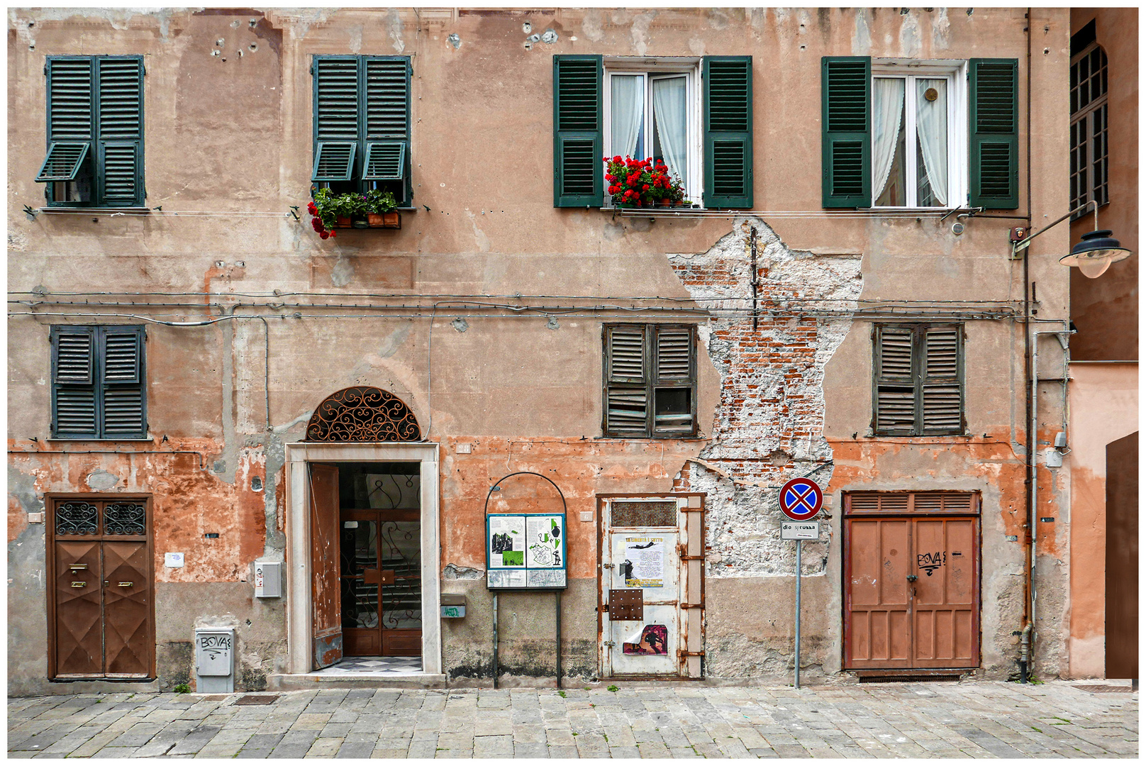 Fassade in Genua