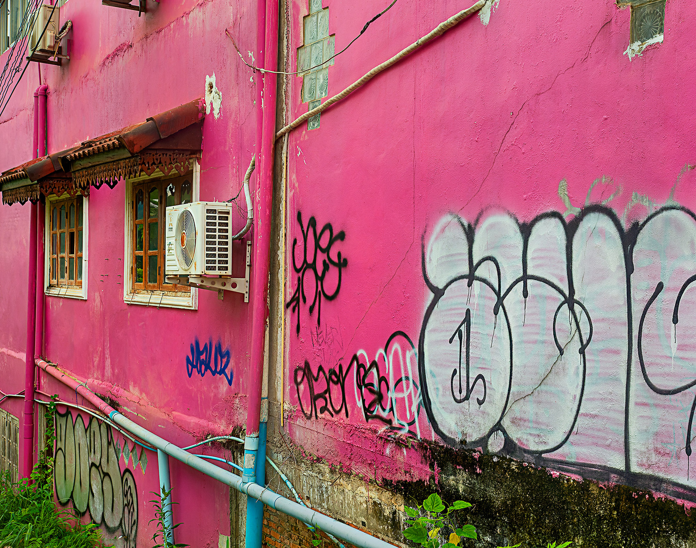 Fassade in Vang Vieng #3