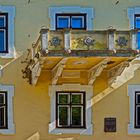 Fassade mit Balkon