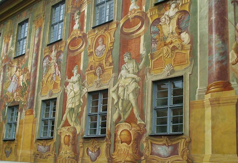 Fassade vom Alten Rathaus in Bamberg