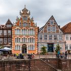 Fassaden am alten Hansehafen Stade