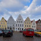 Fassaden am Markt von Friedrichstadt