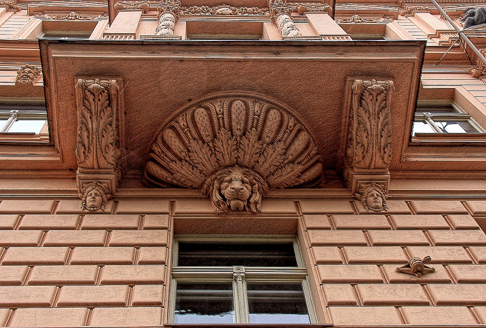 Fassaden-Detail "Löwe"