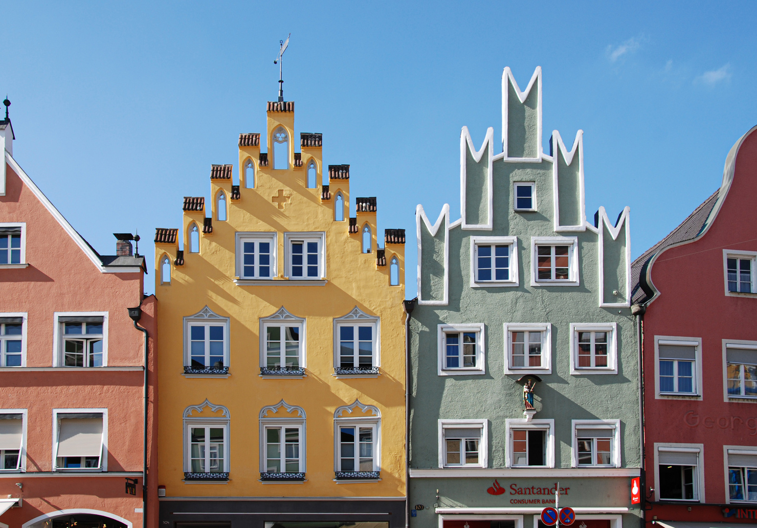 Fassaden in Landshut