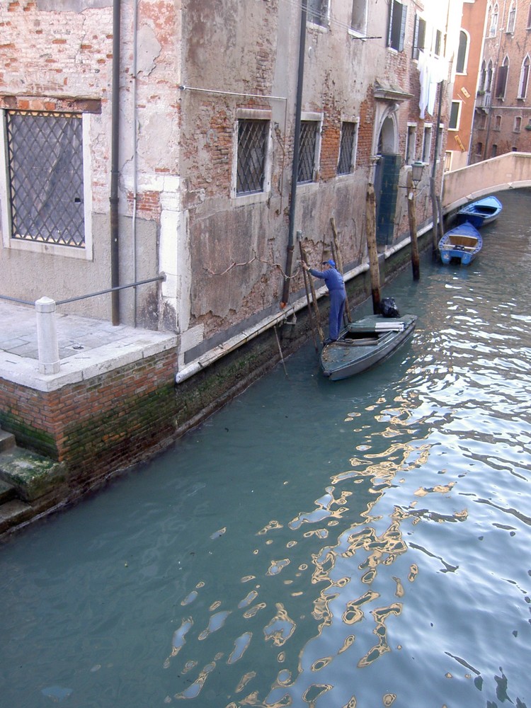 Fassadenarbeit Venedig