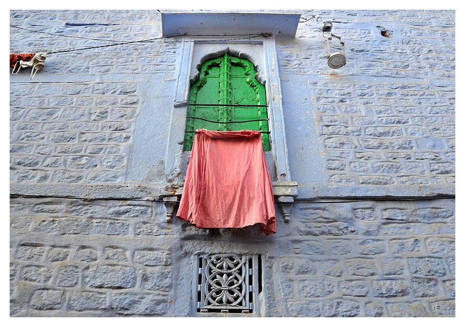 Fassadendetails in Jodhpur -2