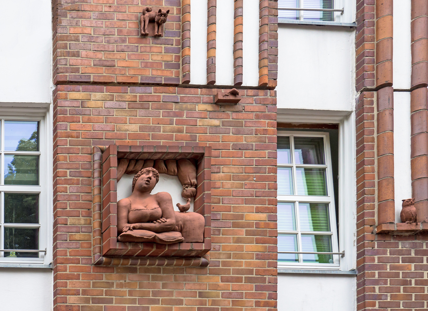 Fassadenkunst in der Kröpeliner Straße, Rostock