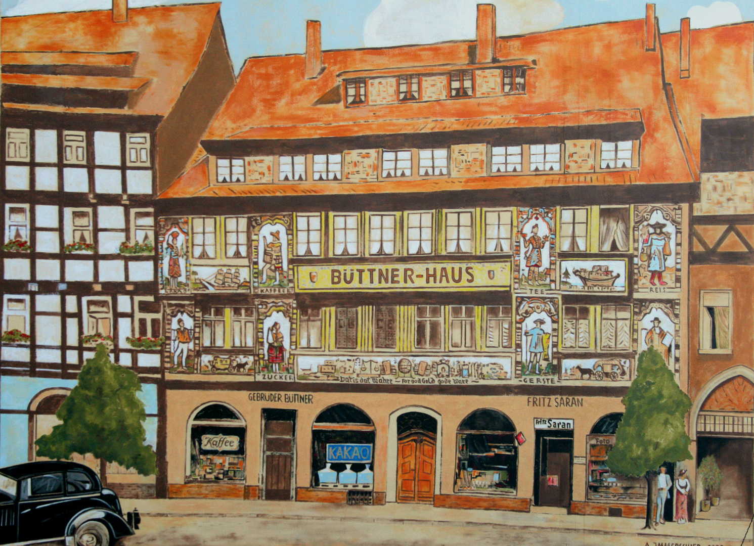 Fassadenmalerei Foto Bild Architektur Stadtlandschaft