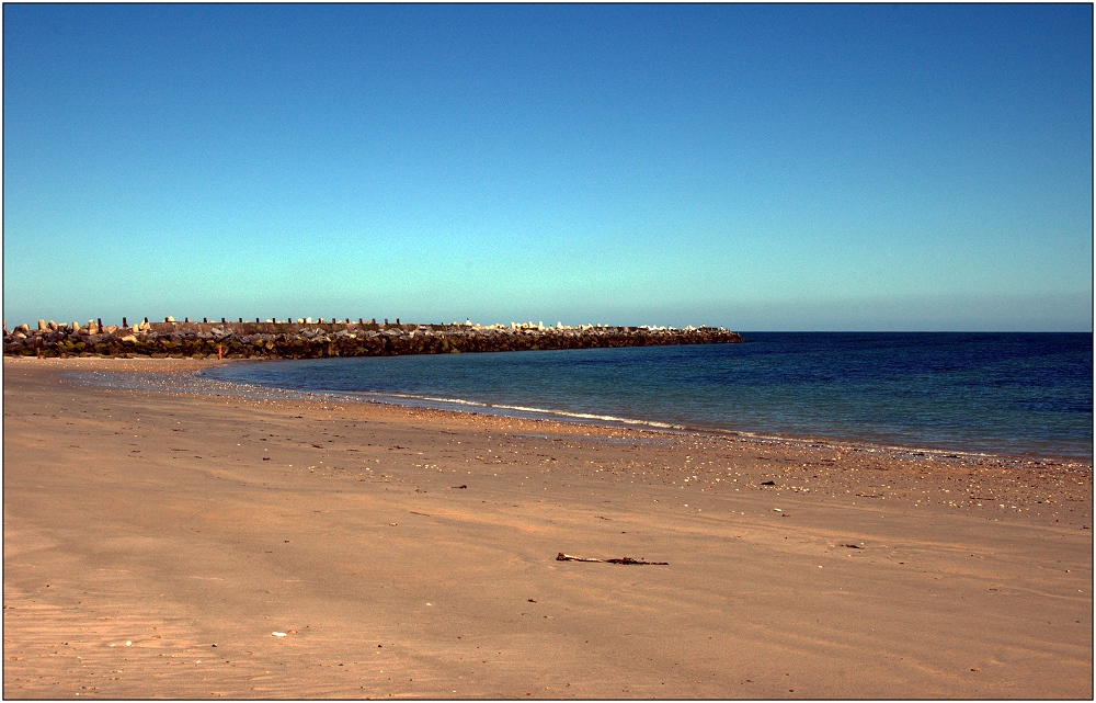 ... (fast) allein am Strand ...