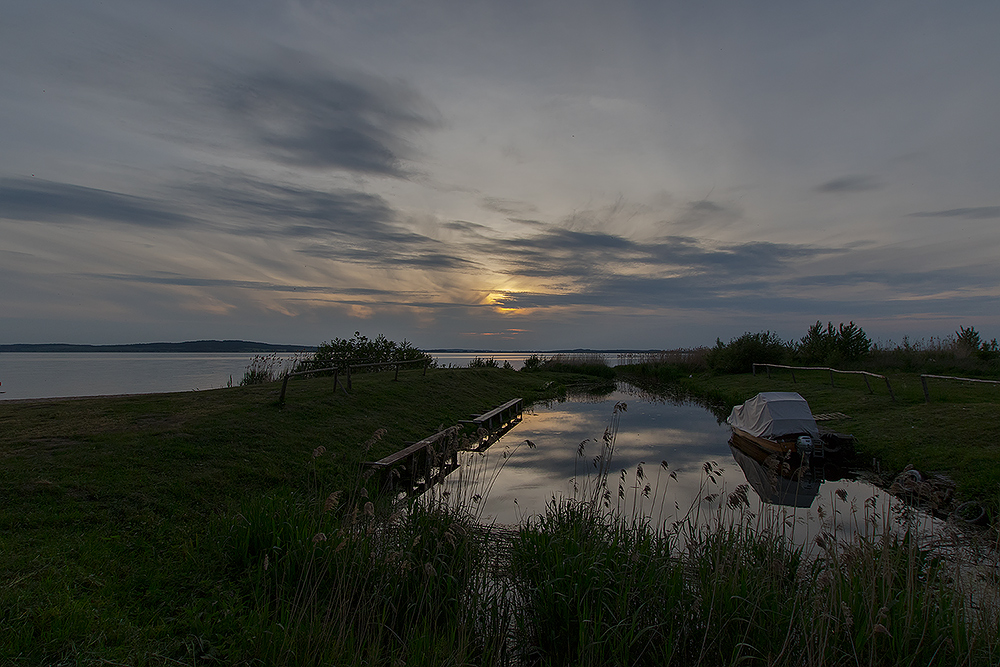 Fast dunkel war´s am Kummerower See