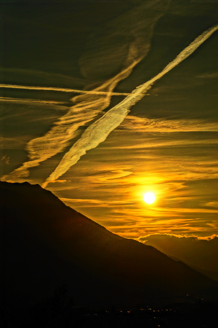 fast ein gemalter Sonnenuntergang