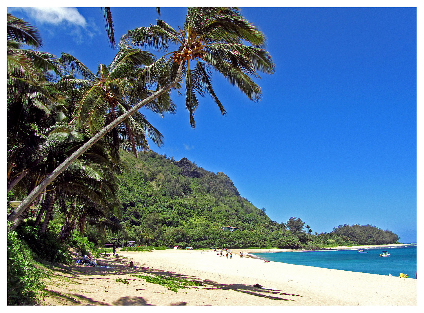 (fast) einsamer Strand auf Kauai