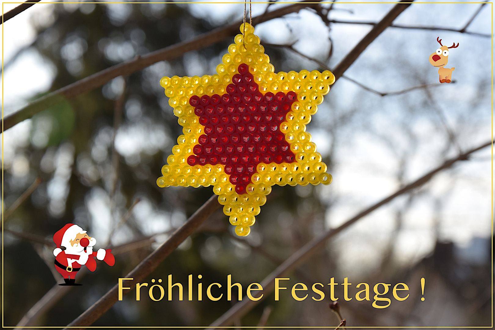 Fast fällt es schwer, fröhliche Festtage zu wünschen,