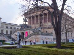 Fast freie Sicht auf die Alte Nationalgalerie