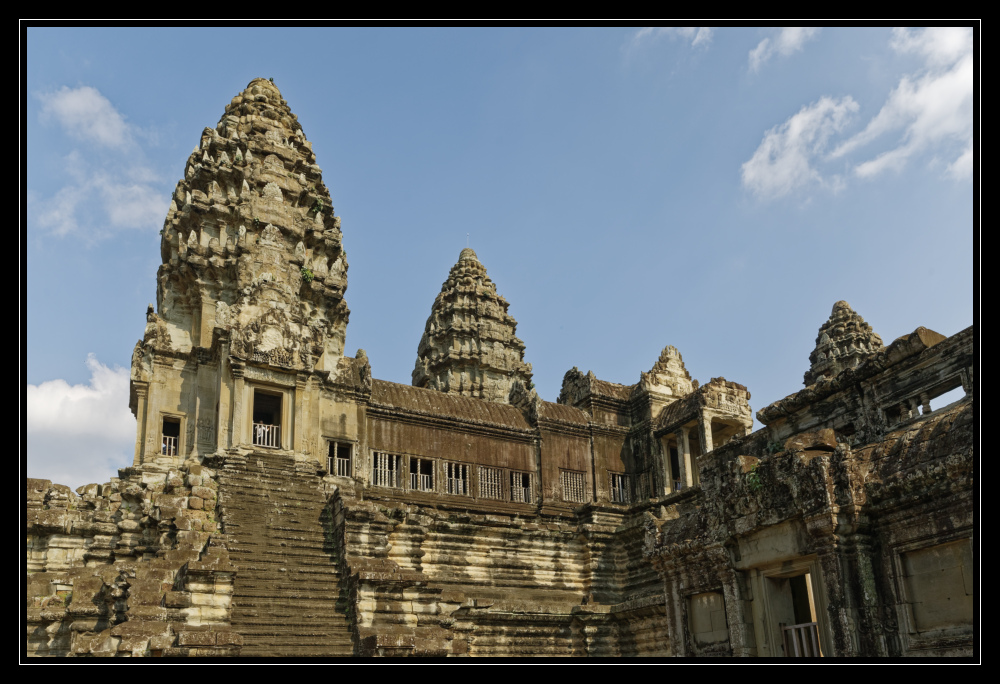 Fast ganz oben in Angkor Wat