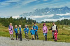 fast ganze Wandertruppe