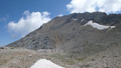 Fast oben- der Gipfel des Corno Grande 2912 m (Westgipfel)