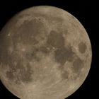 Fast Vollmond als Scharfstellung für Mars