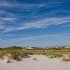 Fast weisse Dünen im Norden von Amrum