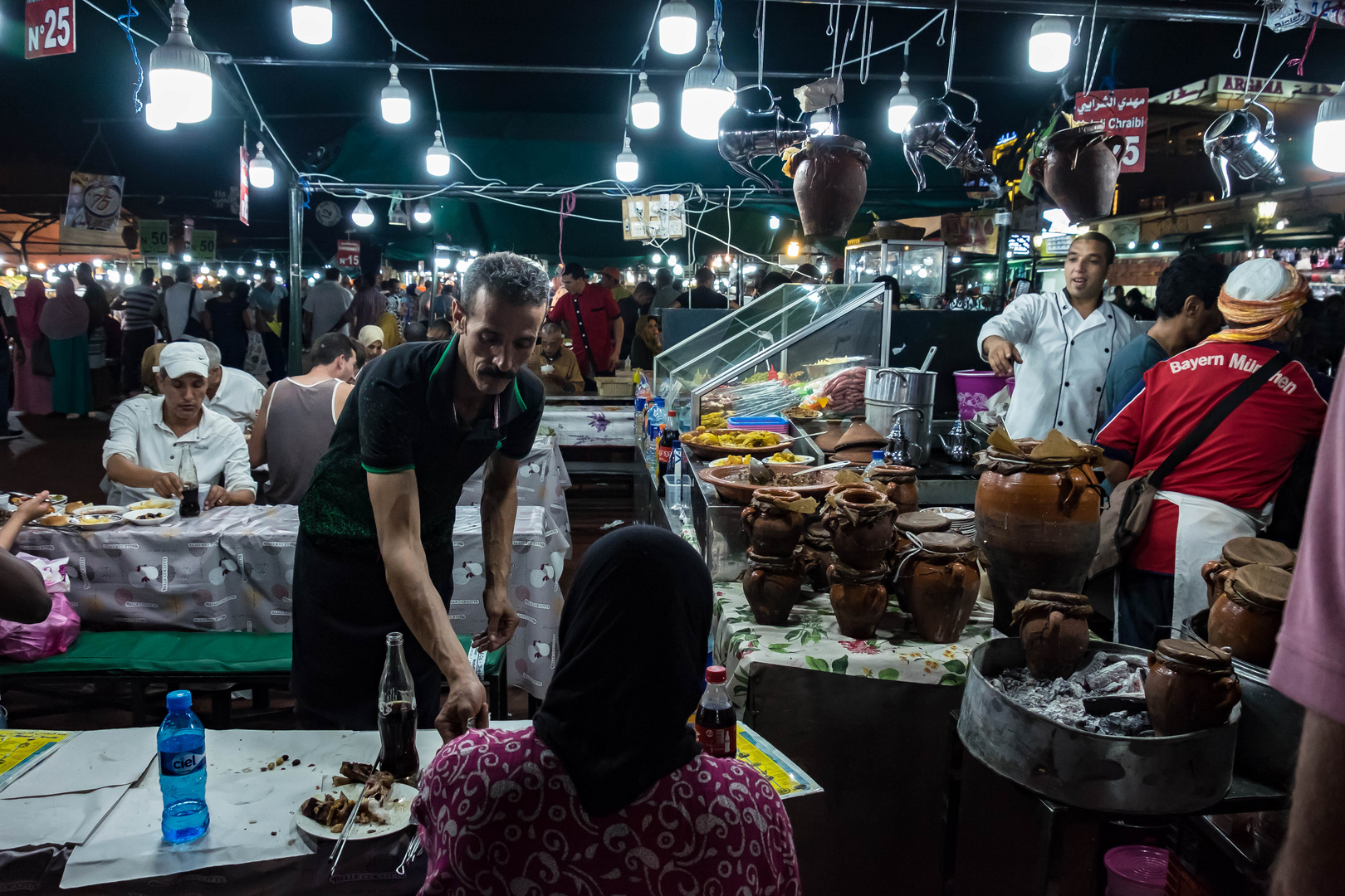 Fastfood im Souk von Marakesch