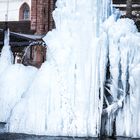 Fastnachtsbrunnen Basel Eisige Schönheit