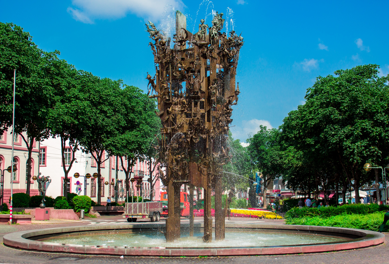 Fastnachtsbrunnen in Mainz