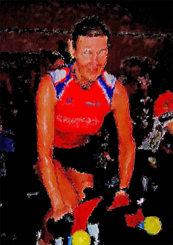 Faszination Indoor-Cycling IV mit Mal-Filter in Aquarell