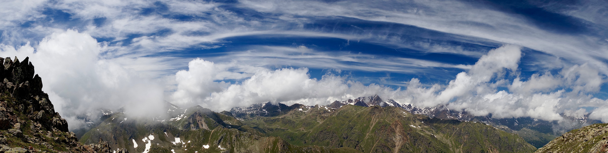 Faszinierendes Wolkenpanorama