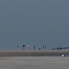 Fata Morgana am Strand von Langeoog   . . .