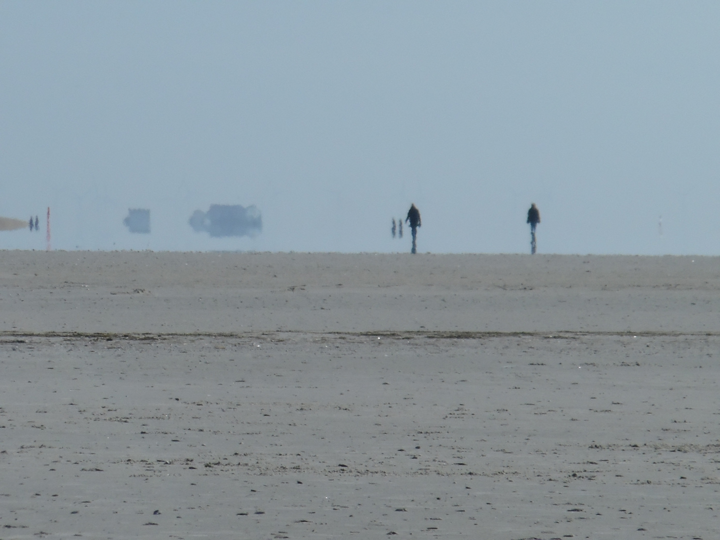 Fata Morgana in St. Perter Ording ?