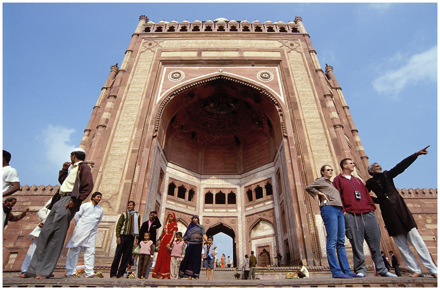 Fatehpur-Sikri: das große Tor