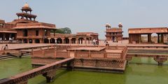Fatehpur Sikri: Gesamtansicht des Palastbezirks