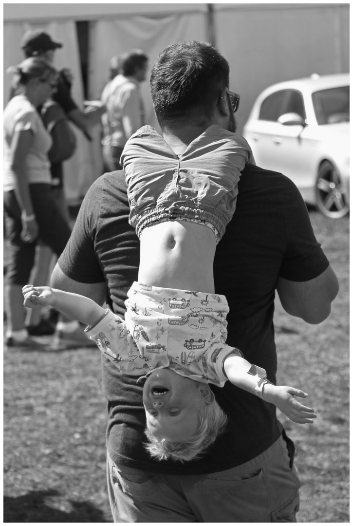 father and son at Reeth Show 2