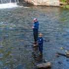 Father and Son fishing