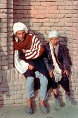 Father and son in Herat