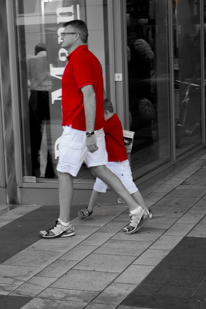 Father and Son Red/White