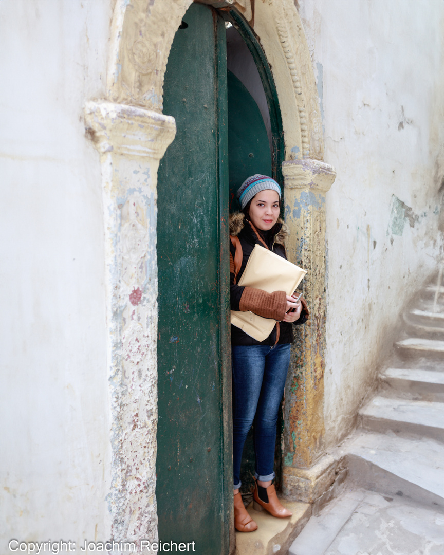 Fatima in der Casbah von Algier